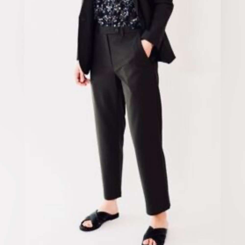 6397 Black Wool Pant